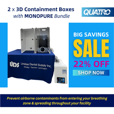 3D Containment Box with Monopure for 3D Printing Bundle  by Unique Dental Supply Inc.- Unique Dental Supply Inc.