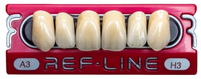 Polident Ref-Line Artificial Teeth Shade D3 Artificial Acrylic Resin Teeth by Polident- Unique Dental Supply Inc.