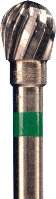 Carbide Burs,Coarse (Criss-Cross-green) (Ea.) (Special Item) Carbide Burs (HP) by Freza- Unique Dental Supply Inc.