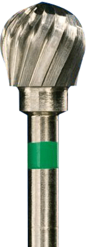 Carbide Burs,Coarse (Criss-Cross-green) (Ea.) (Special Item) Carbide Burs (HP) by Freza- Unique Dental Supply Inc.