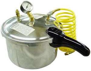 JSP Pressure Pot, 8 quart. Made of high quality aluminum. Dental curing pot