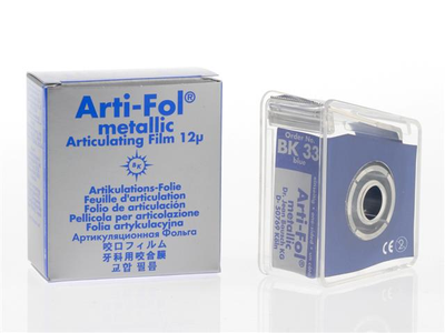 Bausch -  Arti - Fol - Metalic Articulating - Film 12 μ Articulating Paper by BAUSCH- Unique Dental Supply Inc.