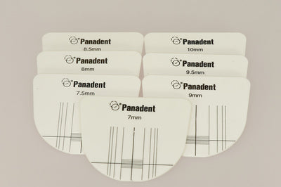 Panadent - Golden Proportion Waxing Guides (Set of 7) Panadent Articulating System by Panadent- Unique Dental Supply Inc.