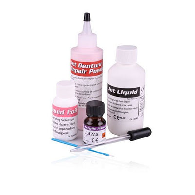 Jet Denture Repair Package Cold Cure Acrylic by Lang- Unique Dental Supply Inc.