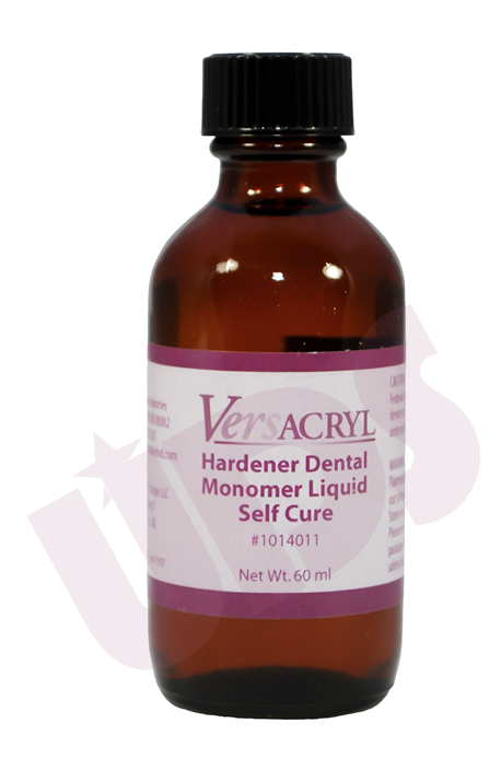Versacryl Liquid Hard Self Cure 60 ml Flexible & Microwave Acrylics by Keystone- Unique Dental Supply Inc.