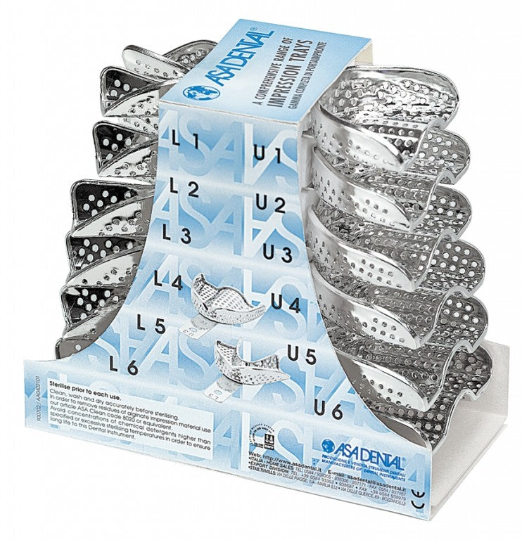 Impression Tray Set Perforated – Unique Dental Supply Inc.