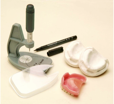 Denture Gauge Kit Denture Tools - Measurements by ALMA- Unique Dental Supply Inc.