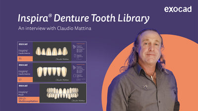 Enhance Your Digital Denture Design Workflow with the Cutting-Edge Inspira® Library by exocad