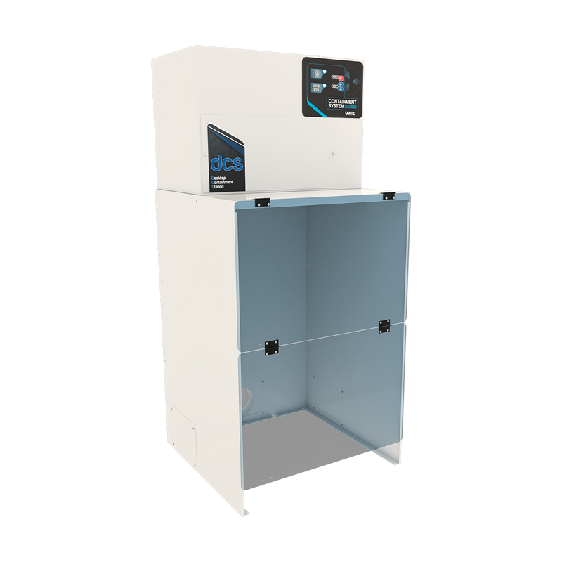 QUATRO - DCS 3D Printing/Alcohol Cleaning, TALL Containment Cabinet Dust Collectors CAD/CAM by Quatro- Unique Dental Supply Inc.