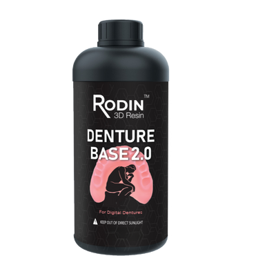 Rodin® Denture Base 2.0 3D Resin 1 kg 3D Printing by Pac-Dent- Unique Dental Supply Inc.