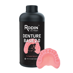 Rodin® Denture Base 2.0 3D Resin 1 kg 3D Printing by Pac-Dent- Unique Dental Supply Inc.