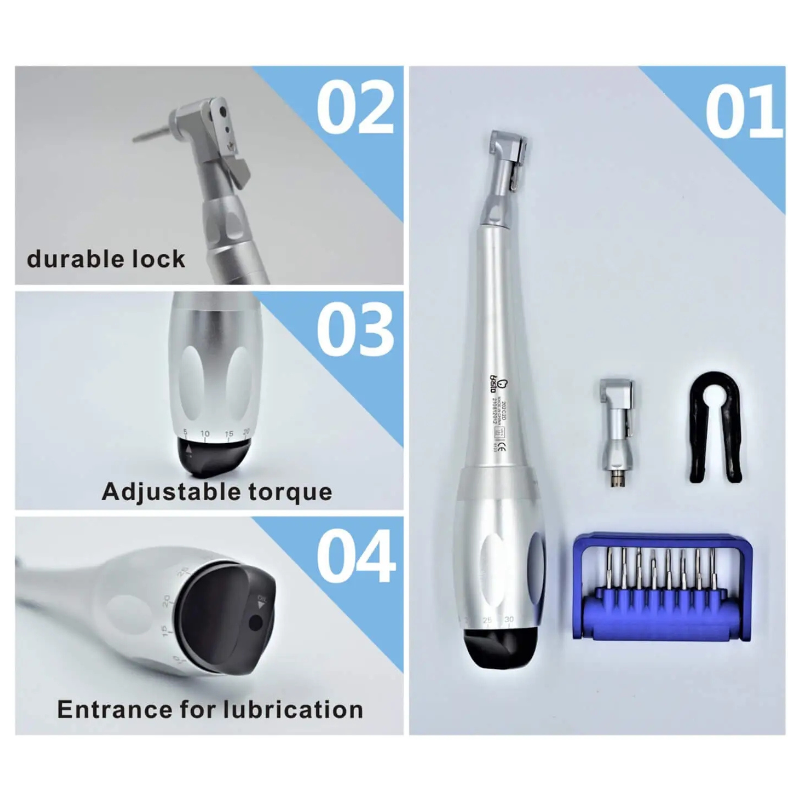 Dental Implant Torque Wrench Universal Kit (contra angle type) Wrenches by UDS- Unique Dental Supply Inc.