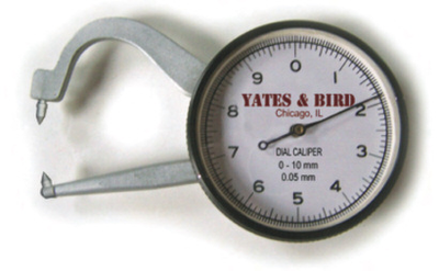 Dial Caliper  by Yates Motloid- Unique Dental Supply Inc.