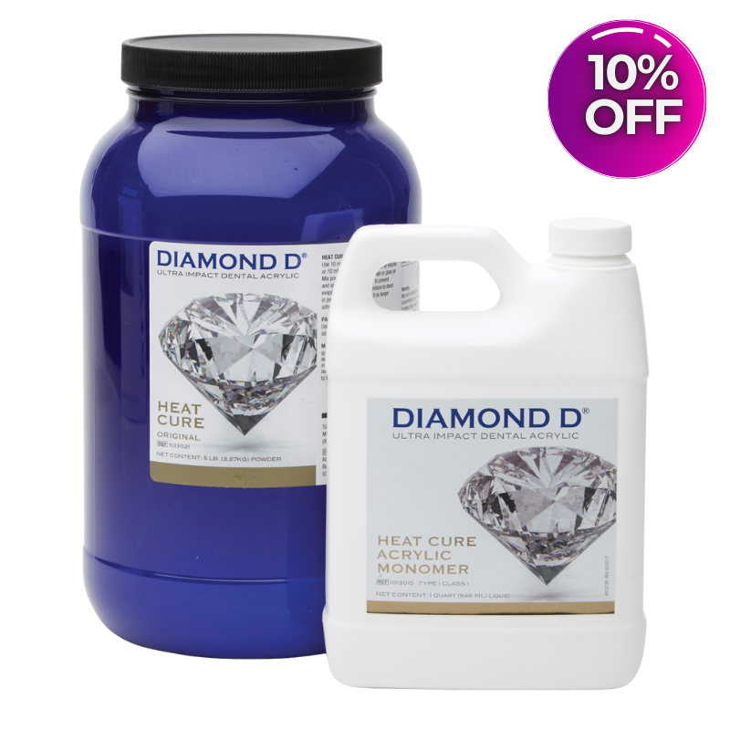 Diamond D® Acrylic - Self Cure Heat Cure by Keystone- Unique Dental Supply Inc.