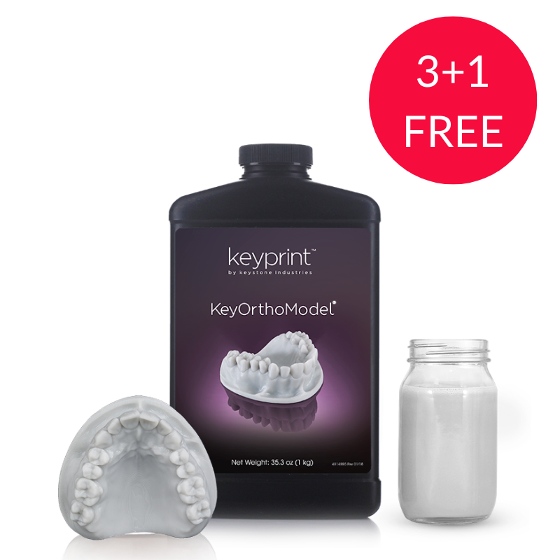 KeyOrthoModel® 1 KG by KeyPrint 3D Printing by Keyprint- Unique Dental Supply Inc.