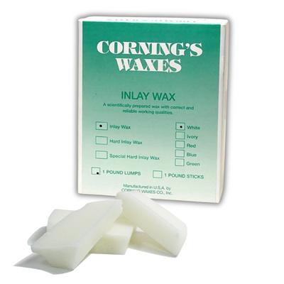 Corning Wax- Inlay Wax White Crown & Bridge Wax by Corning Waxes- Unique Dental Supply Inc.