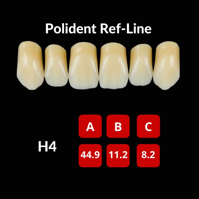Polident Ref-Line Artificial Teeth Shade B3 – Unique Dental Supply Inc.