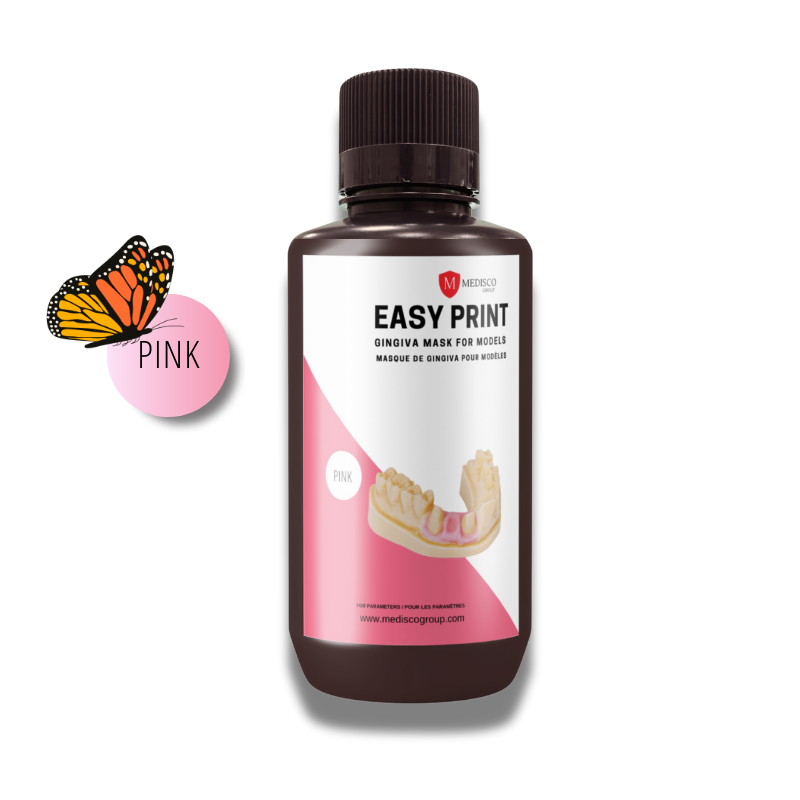 EasyPrint® Gingiva Mask for Models (Pink) 500ml 3D Printing Resin by Medisco Group- Unique Dental Supply Inc.