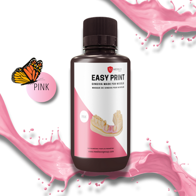 EasyPrint® Gingiva Mask for Models (Pink) 500ml 3D Printing Resin by Medisco Group- Unique Dental Supply Inc.