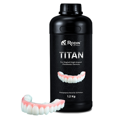 Rodin® Titan Ceramic Nanohybrid 3D Resin 1.2 kg 3D Printing by Pac-Dent- Unique Dental Supply Inc.