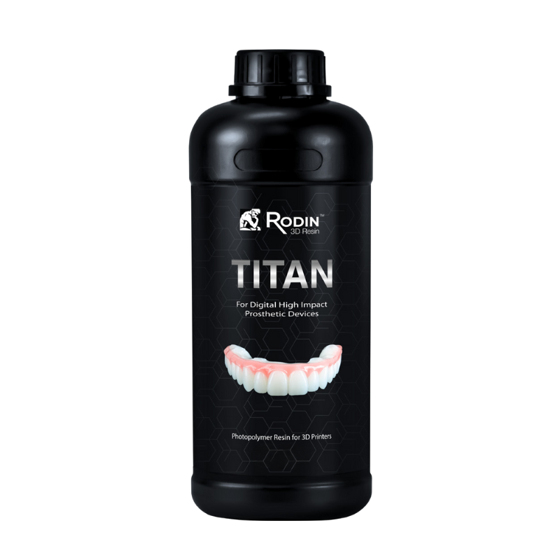 Rodin® Titan Ceramic Nanohybrid 3D Resin 600 g 3D Printing by Pac-Dent- Unique Dental Supply Inc.