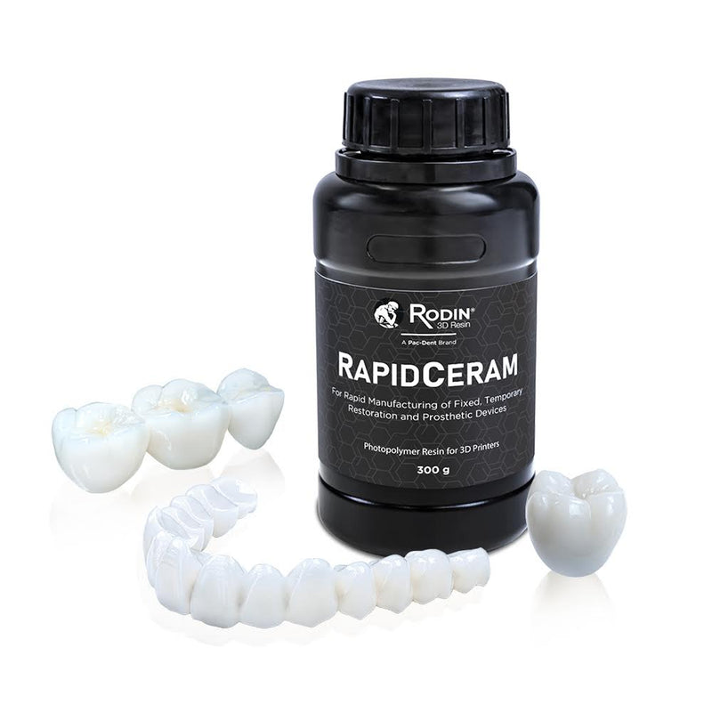 Rodin® Rodin RapidCeram, 300g Bottle 3D Printing by Pac-Dent- Unique Dental Supply Inc.
