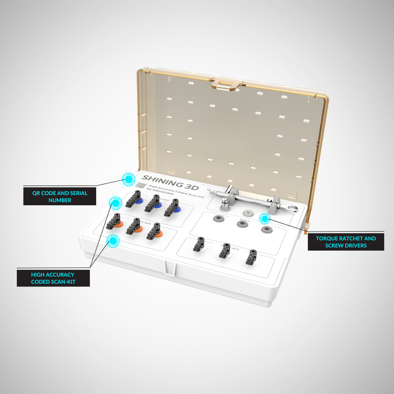 Scan Body Kit for Aoralscan Elite IPG by Shining 3D Intra Oral Scanner by Shining 3D- Unique Dental Supply Inc.