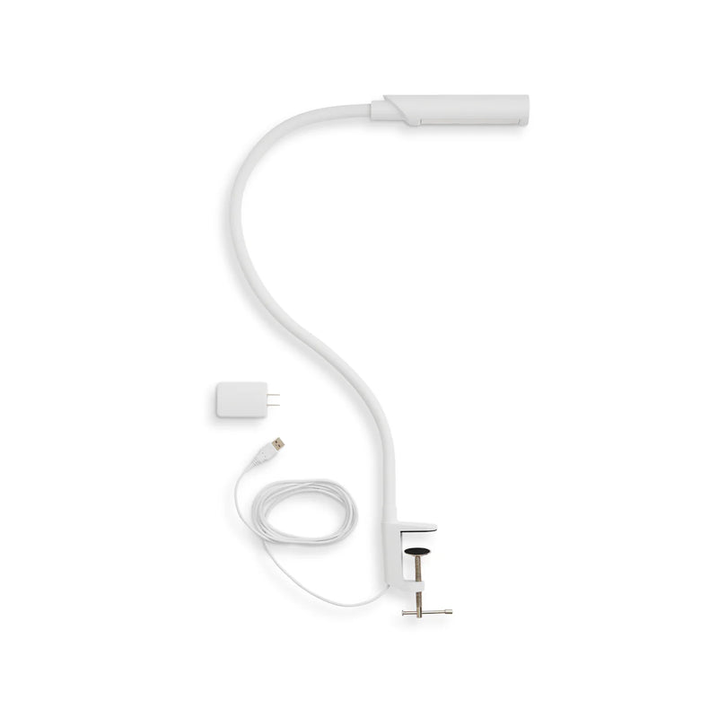 UberLight™ 3100TL Flex Led Task Light, USB with Clamp, White by Reliable Magnifiers & Microscopes by Reliable- Unique Dental Supply Inc.