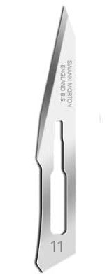 Surgical Scalpel Blade No.11 By Swann Morton Blades & Handles by Swann Morton- Unique Dental Supply Inc.