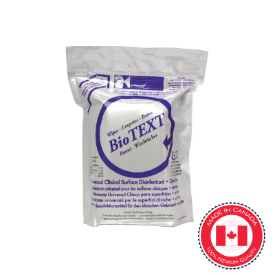 BioTEXT Euro Wipes PreWet Disinfectants by Micrylium- Unique Dental Supply Inc.