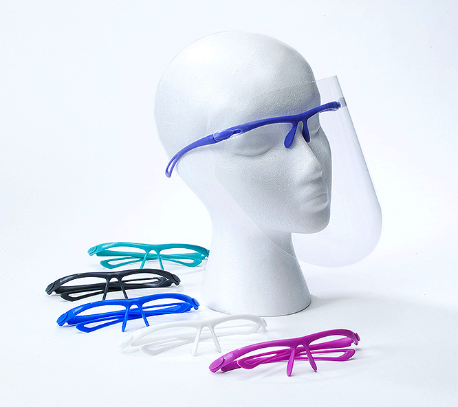 12/ Face Visors + 1/ Frame Personal Protection by ALMA- Unique Dental Supply Inc.