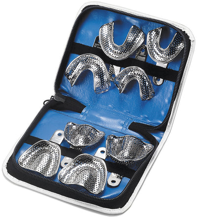 Edentulous (Complete Denture) Perforated Rim Lock - Set Impression Trays by Medesy- Unique Dental Supply Inc.