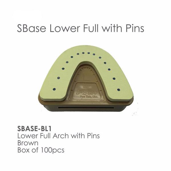 SBase - Full Arch Set 100/Pack Articulators Adapters by BesQual- Unique Dental Supply Inc.