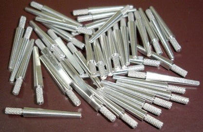 Aluminum #2 Medium Dowel Pins Dowel Pins by Unique Dental Supply Inc.- Unique Dental Supply Inc.