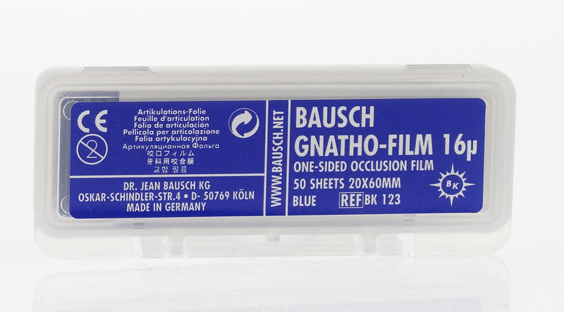 Bausch - Gnatho-Soft Film (16μ) 50/PKG (Special Item) Articulating Paper by BAUSCH- Unique Dental Supply Inc.