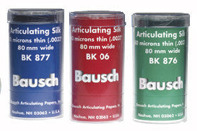 Bausch - Articulating Silk (80μ) (Special Item) Articulating Paper by BAUSCH- Unique Dental Supply Inc.