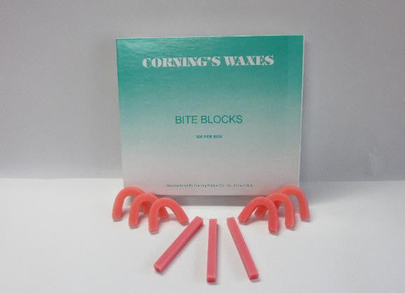 Bite Blocks box/100 pcs Bite Rims by Corning Waxes- Unique Dental Supply Inc.