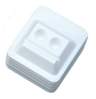 Bondwell™ Disposable Mixing Wells 2-Well Disposable Accessories by Plasdent- Unique Dental Supply Inc.