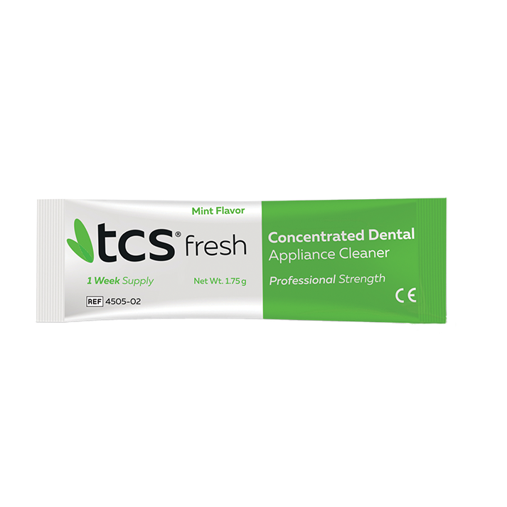 TCS fresh - Concentrated Dental Appliance Cleaner Dental Appliance Cleaner by TCS- Unique Dental Supply Inc.