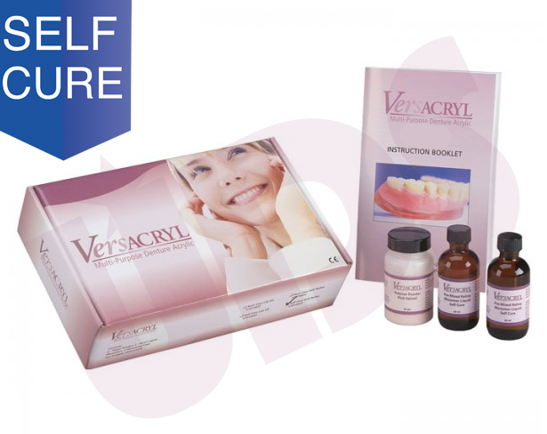 Versacryl Self Cure Soft Reline Kit Flexible & Microwave Acrylics by Keystone- Unique Dental Supply Inc.