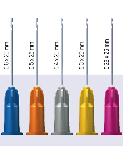 Transcodent - Dental Injection needles Flexible Steel 40/pkg Injection Needles by Transcodent- Unique Dental Supply Inc.