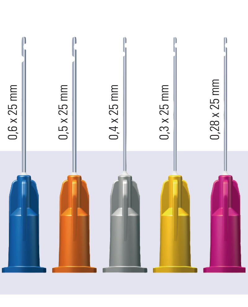 Transcodent - Dental Injection needles Flexible Steel 40/pkg Injection Needles by Transcodent- Unique Dental Supply Inc.
