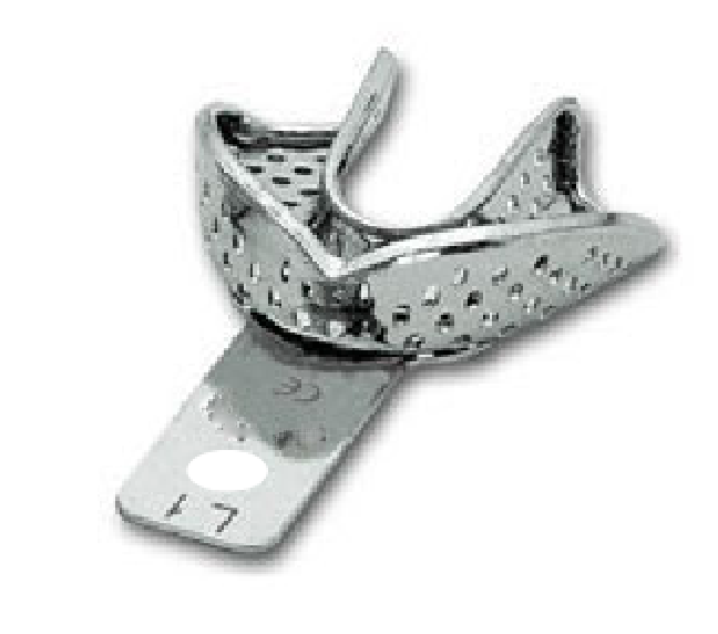 Metal Impression Trays- 1 pc (Perforated) Impression Trays by ASA DENTAL- Unique Dental Supply Inc.