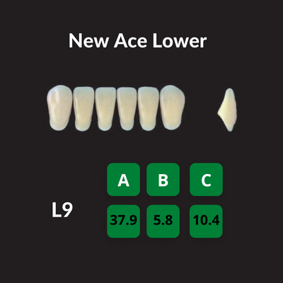 Yamahachi New Ace Teeth Shade A4 Crown New Ace Teeth by Yamahachi- Unique Dental Supply Inc.