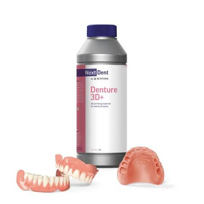 Denture 3D+ 1kg by 3D Systems NextDent 3D Printing by Next Dent- Unique Dental Supply Inc.