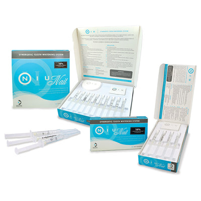 Niu Nait Whitening Carbamide Peroxide System - Mint Flavor Whitening System by Keystone- Unique Dental Supply Inc.