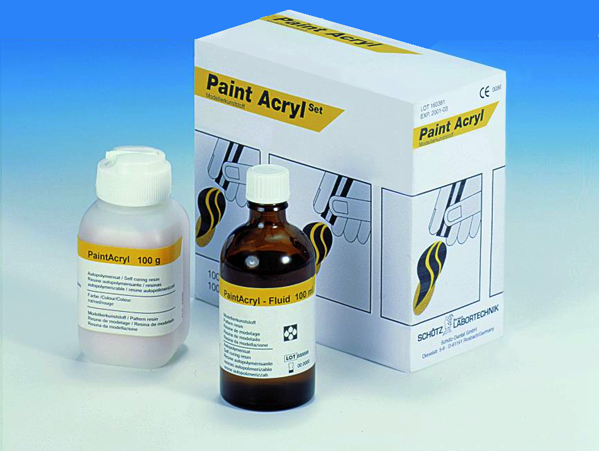 Paint Acryl Set - Paint Acryl carving acrylic Pattern Resins by Schutz Dental Group- Unique Dental Supply Inc.