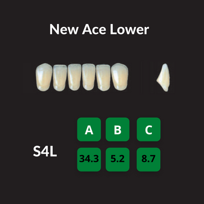Yamahachi New Ace Teeth Shade A2 Crown New Ace Teeth by Yamahachi- Unique Dental Supply Inc.