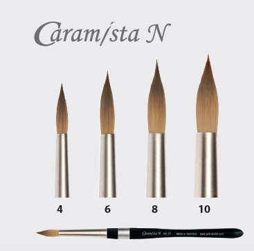 Caramista N Ceramic Brushes by Yeti Dental- Unique Dental Supply Inc.