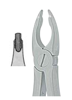Small Extracting forceps with profile handle 2120 - Kohler Extracting Forcepts by Kohler- Unique Dental Supply Inc.
